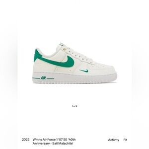 Wmns Air Force 1'07 SE '40th Anniversary - Sail Malachite'